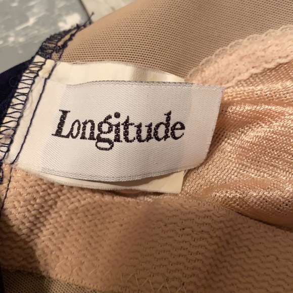 Vintage Longitude Swim Suit Navy/Gold - Picture 5 of 6